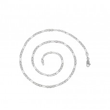 Apzeltīta ķēdīte, platīna pārklājums, garums 45 cm